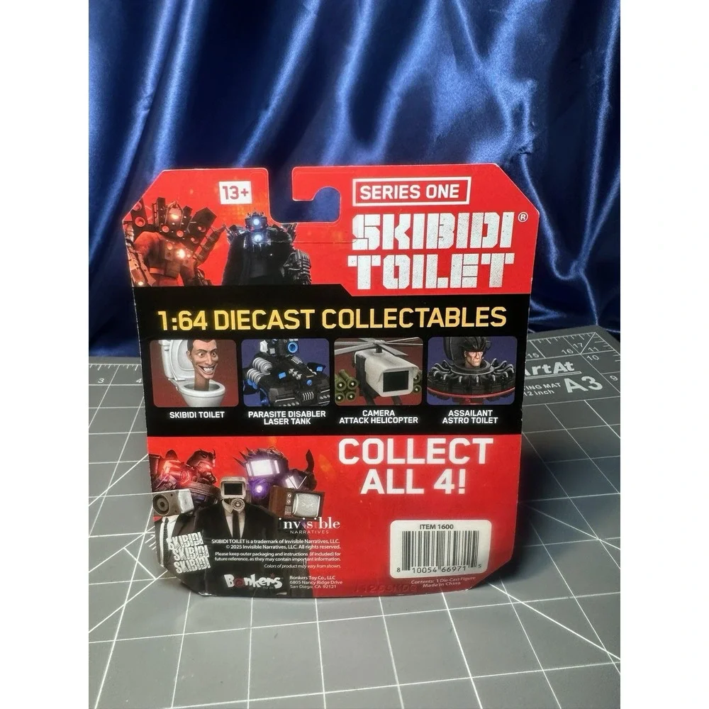Skibidi Toilet Classic Series One Parasite Disabler Laser Tank New/Sealed In Box